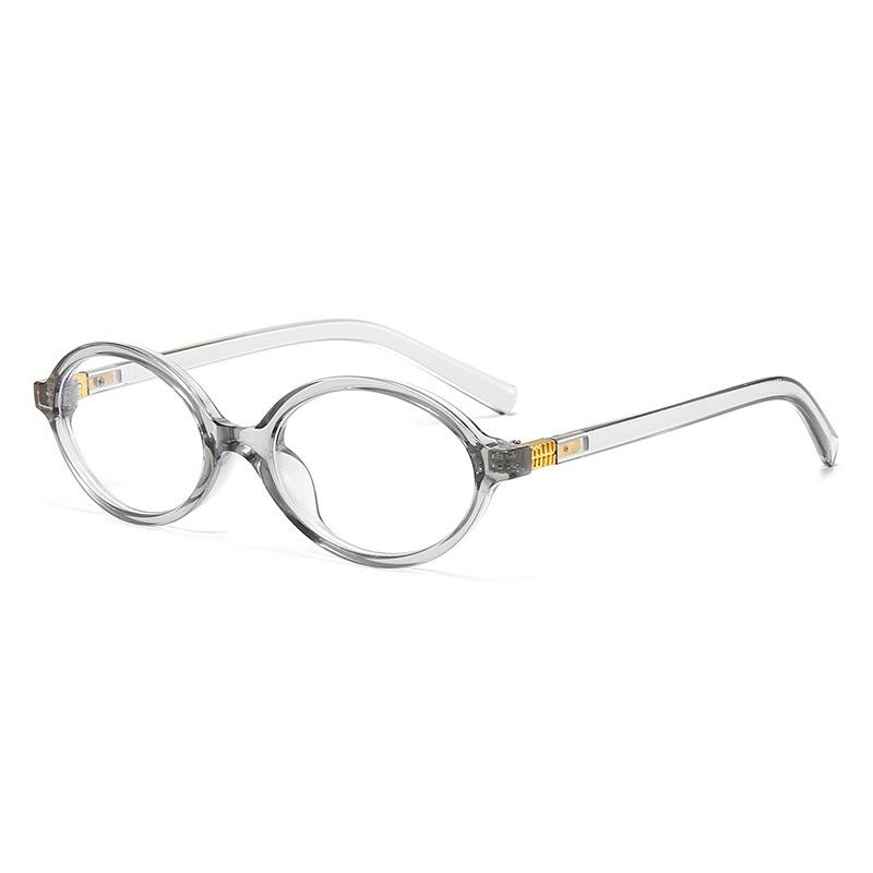 

1pc Women S Oval Frame Glasses Sexy Retro Elegant Casual Temperament Spectacles for Daily Commute Party Street Style