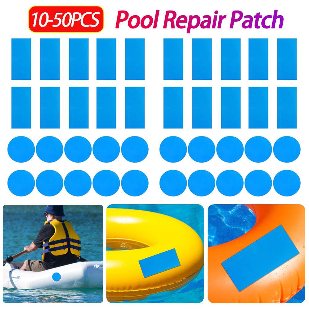 Swimming Pool Repair Kit Self-Adhesive PVC Swimming Pool Patch Wear-Resistant Croppable Inflatable Boat Supplies