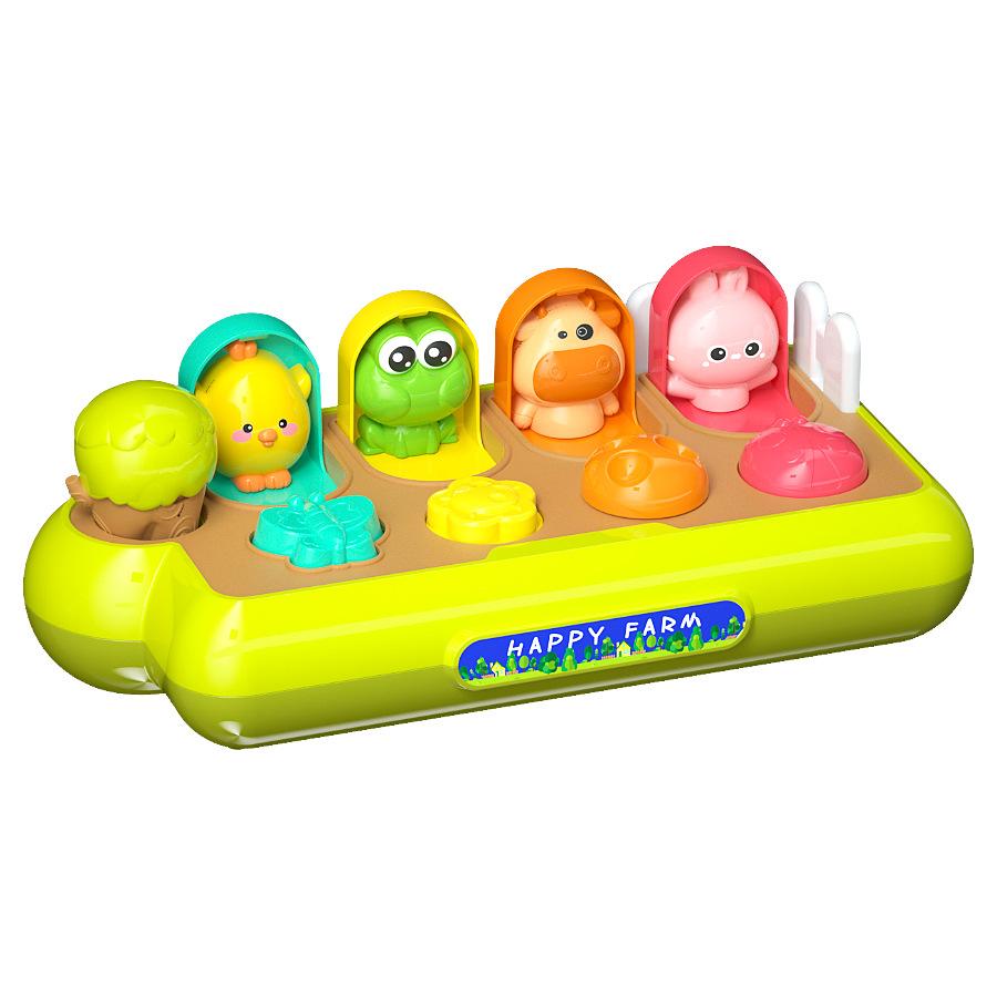 

Интерактивная всплывающая игрушка для малышей, игрушка «причина и следствие», игры для развития ребенка, Монтессори, развивающие обучающие игрушки