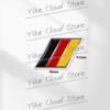 2Pcs German French Italian National Flag Tricolor Flag Emblem Car Styling 3D Metal Badge Body Side Trunk Self Adhesive Stickers