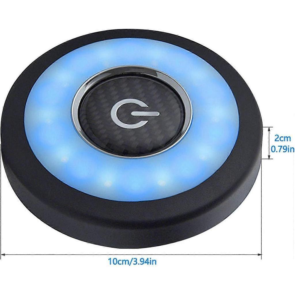 Car Roof Light (3 Light Colors), Wireless Rechargeable LED Light with Magnetic Suction Cup for Vehicle, RV, Truck, Camping, Bedroom