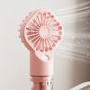 Misting Fan Portable Handheld Fan HandHeld Mist Fan Rechargeable 4 Speed Adjustable Small Mister Fan Cooling Water Spray