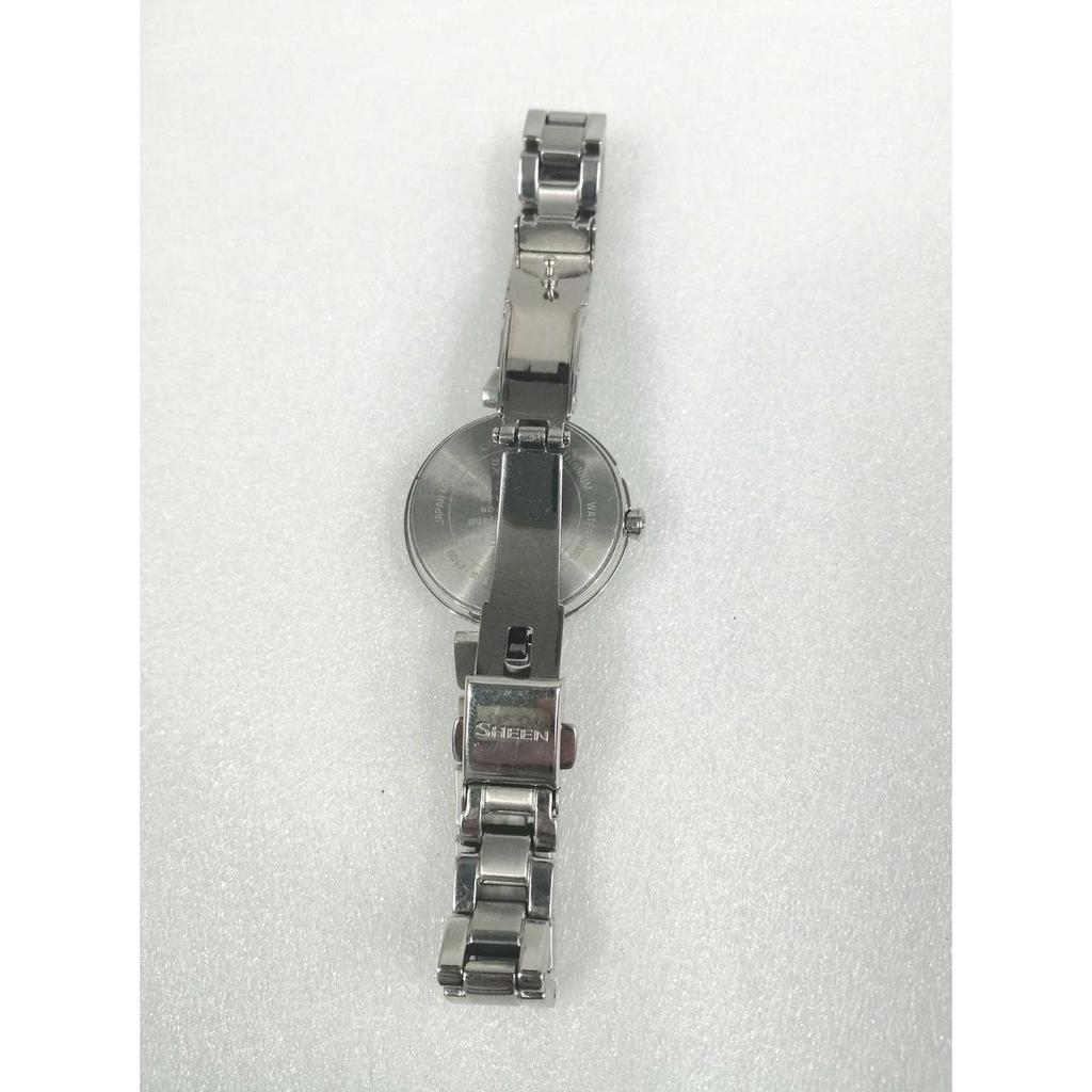 Used CASIO SHW-7100 SHEEN Tough Solar Titanium Radio Solar Watch