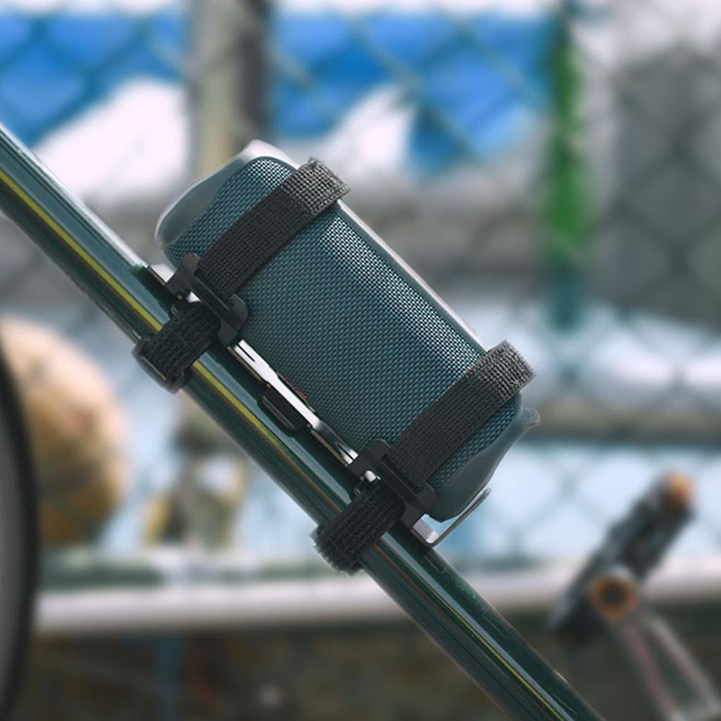 Bike Water Bottle Cages Bicycle Water Bottle Holder Bluetooth-Compatible Speaker Mount Adjustable Strap Bike Accessories