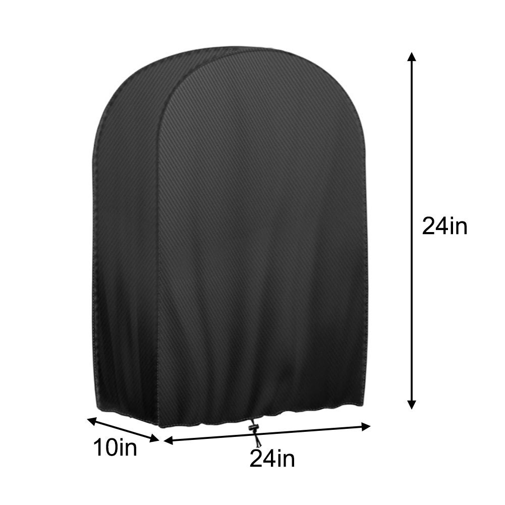 1PC Garden Hose Dust Cover 24*10*24 /30*10*30 Inch 4-Wheel Garden Hose Reel Cart Covers Weather-Resistant Protective Cover