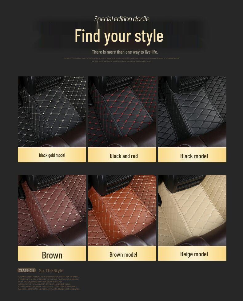 New Style Custom Floor Mats for Chery Tiggo & Arrizo 5-Seaters