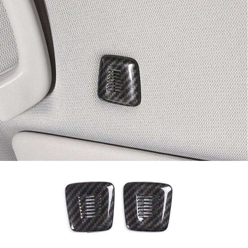 Fit For BMW X3 F25 X4 F26 2011-2017 ABS Carbon Fiber Roof Microphone Cover Decor