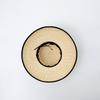 Big brim black hemmed straw straw straw hat women's summer dome retro French elegant Hepburn big edge woven hat