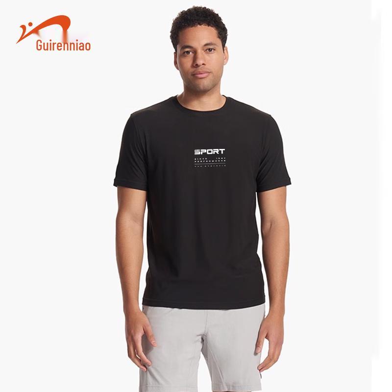 Guirenniao Men s Quick-Dry Sports T-Shirt 3XL