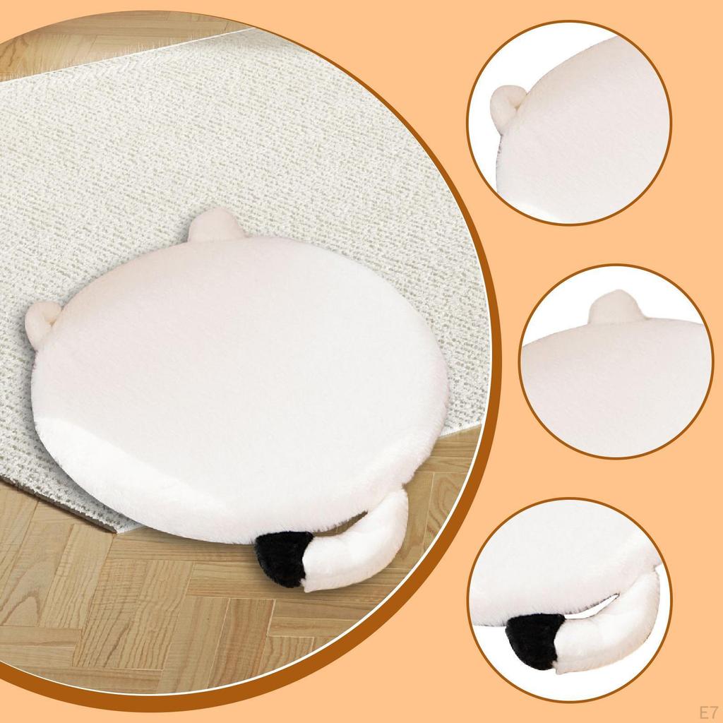 Cat Design Seat Cushion for Chairs, Easy To Clean Pad Multiple Uses