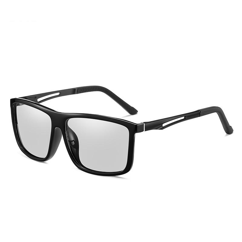 

VAKA Brand Square Photochromic Polarized Sunglasses Men Women Night Vision Glasses For Driving Trendy Shades Chameleon Eyewear
