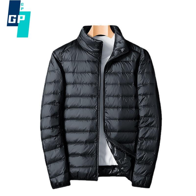 

Мужской повседневный пуховик 2022, зимняя новая легкая теплая куртка на белом утином пуху