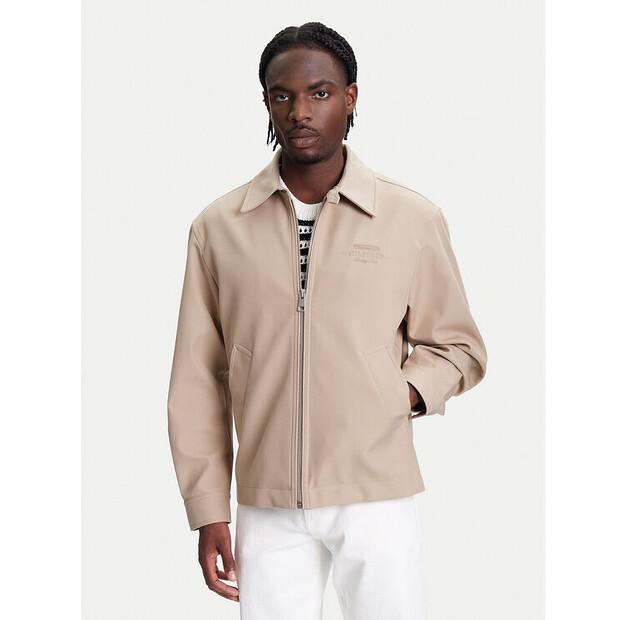 Demiseason Jacket Tommy Hilfiger F1 Movie Mechanics MW0MW41370 Beige Color, Standard Fit
