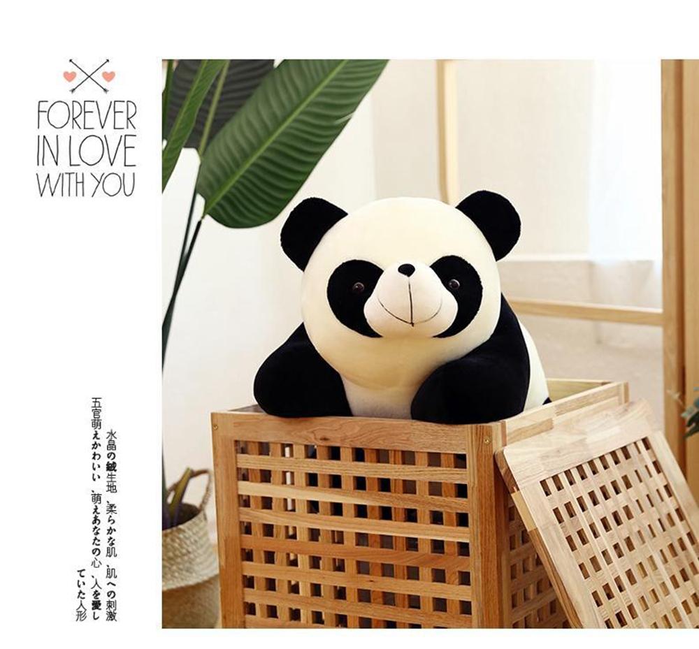 28CM Chinese Panda Plush Toy National Treasure Class Animal Wow I Cute Black And White Bear Send Children's Birthday Gift -4
