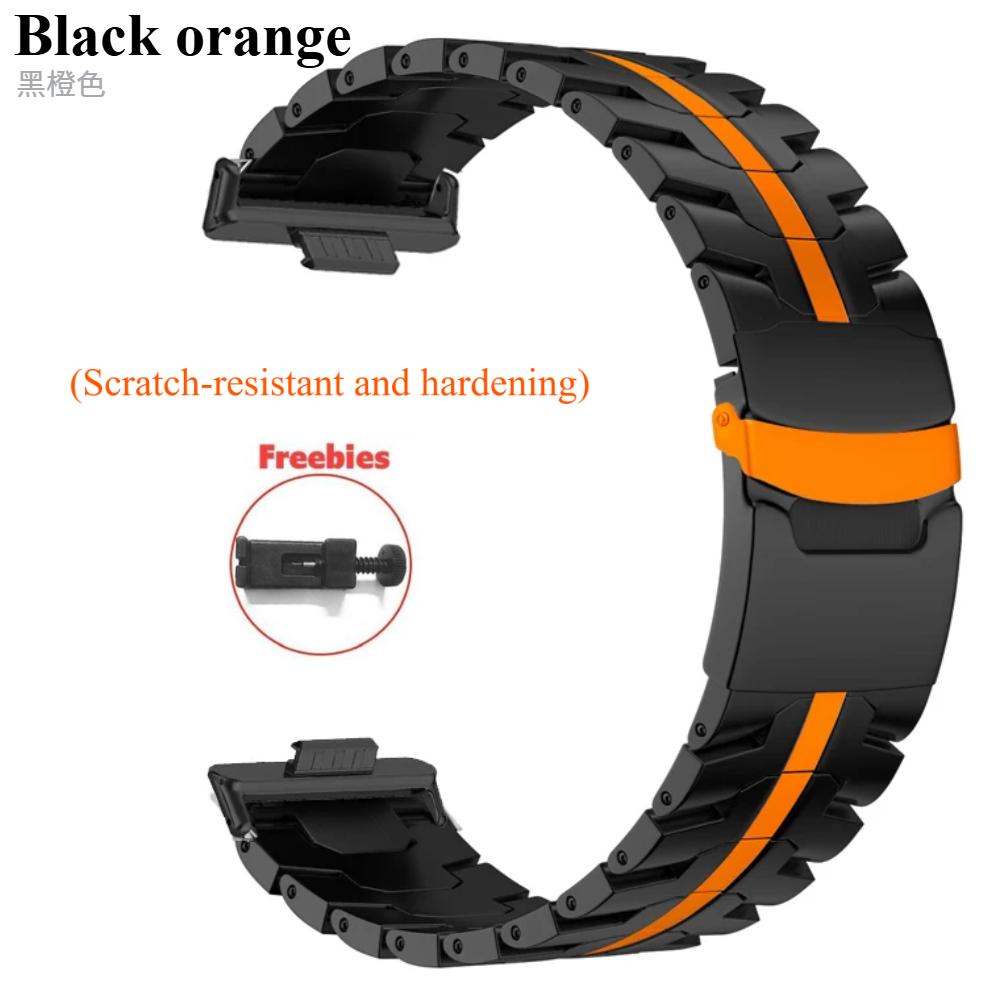 

Роскошный титановый ремешок для Huawei Watch Fit4Pro/Fit4/Fit3 для мужчин, деловой браслет из сплава для HUAWEI WATCH FIT4 FIT3, ремешок на запястье Correa Huawei Fit 4 Pro