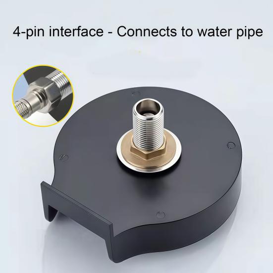 Cup Washer 360-Degree Rotation Stainless Steel Glass Washer Universal Bottle Cleaner Easy Install Quick Drain Baby Bottle Cleaner