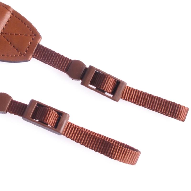 Universal Camera Shoulder Strap Adjustable Neck Lanyard Cotton PU Leather Belt DSLR Cameras Strap Accessory Part