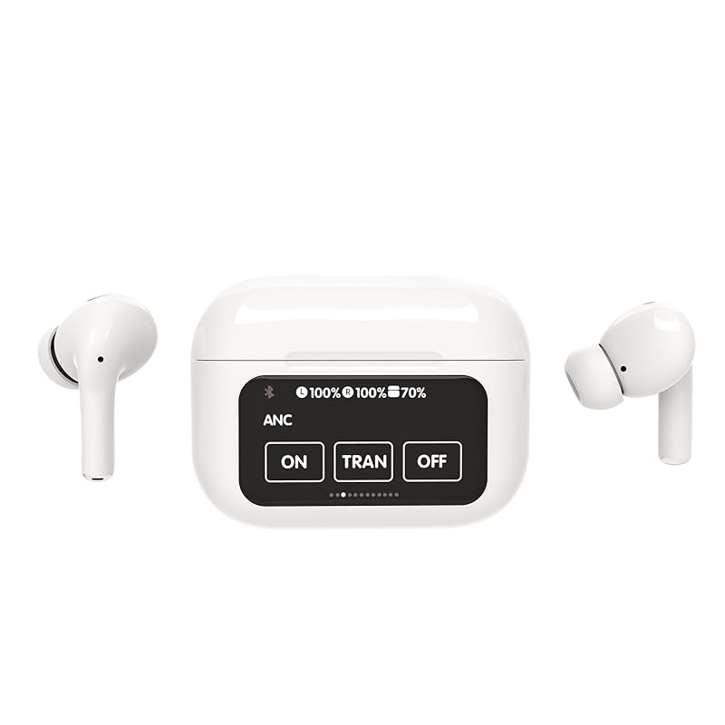 

earphones bluetooth Wireless earphones [2025 ANC new model/touch panel operable earphones] bluetooth noise canceling automatic pairing Bluetooth5.4