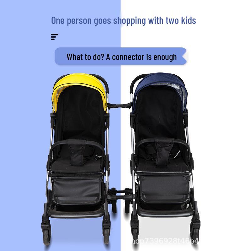 Universal Connector for Twin, Triplet, and Quadruplet Strollers