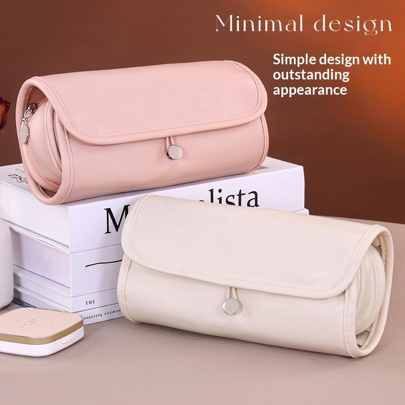 Large Capacity Multifunctional Makeup Bag, Women'S Travel Makeup Brush Bag, Portable Folding Beauty Makeup Storage Bag