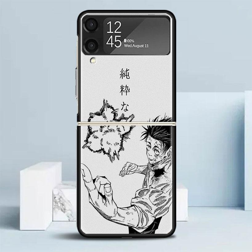 

Kaisen J-Jujutsu Yuta Okkotsu Phone Case For Samsung Galaxy Z Flip7 Flip6 5G Flip5 Flip4 Flip3 ZFlip 7 6 3 4 5 Shockproof Back C Samsung Z Flip 5
