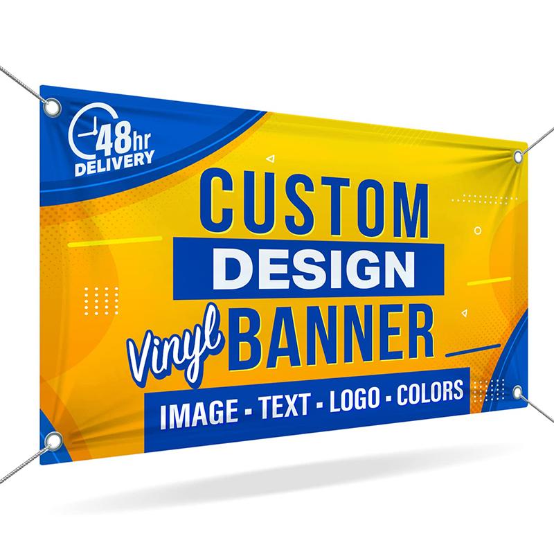 Advertising Printing 13oz 18oz Vinyl Banner Roll Street Marketing Flex Banderoles Personalises Publicitaire Vinyl Banner