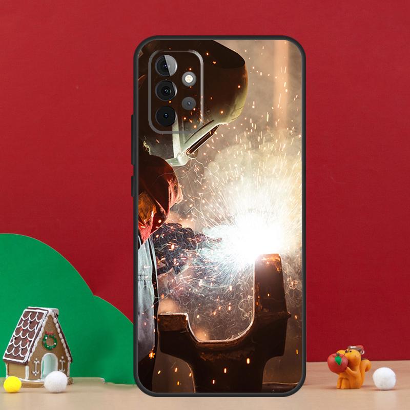 Schweißer Schweißen Heißes Metallarbeiter Hülle Für Samsung Galaxy A55 A52 A32 A12 A33 A06 A16 A26 A36 A56 A15 A53 A13 A34 A54 A14 A17