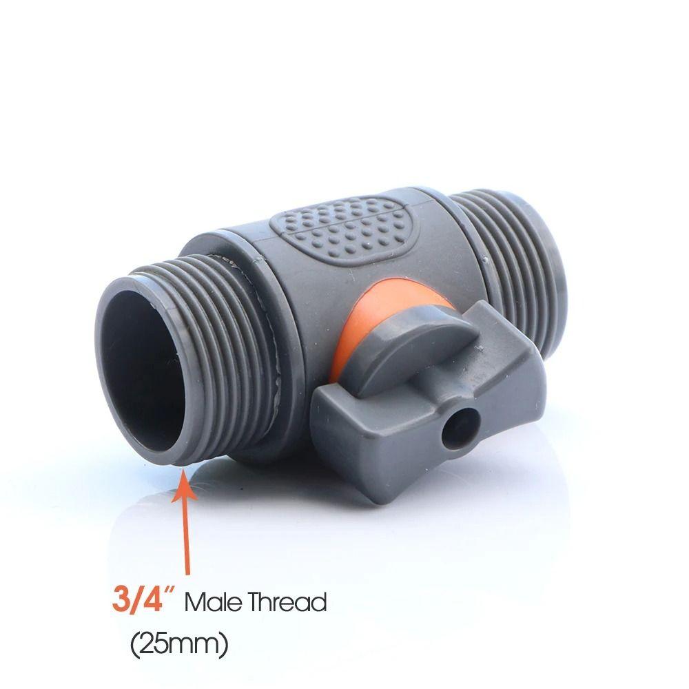 1Pcs Stop Water Pipe Tube Ball Valve Garden Irrigation Quick Connector Durable Hose Adapter