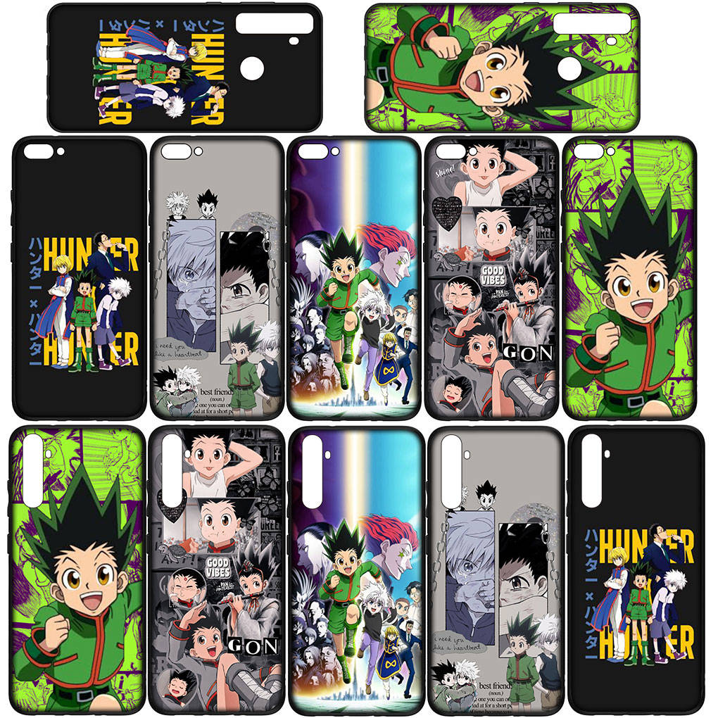 Etui na telefon dla Samsung Galaxy S25 S24 S23 iPhone 16 15 Xiaomi Redmi Note 14 13 12 16E X 11 Pro Max OPPO Moto Huawei Gon Freecss Killua Hunter X Hunter