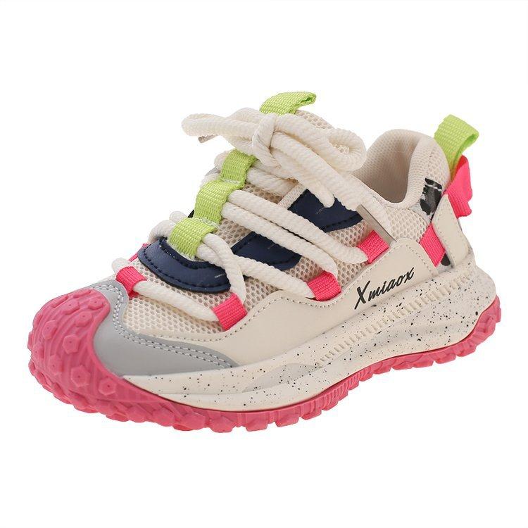 

Girls sports shoes 2025 spring new children s trendy shoes boys dad shoes breathable durian sole casual shoes 38 розы красного