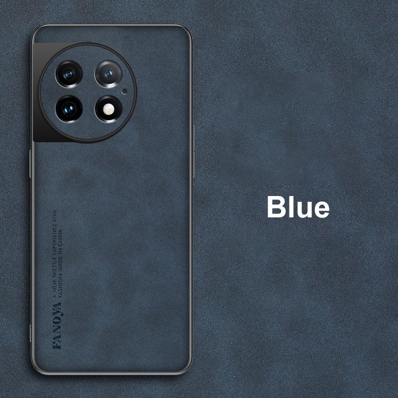 Luxuriöse Lederhülle für OnePlus Ace 2 Pro 2V 5G Ace2 Hülle Silikon Vollschutz Handyhülle für OnePlus Ace Racing 2 V Coque