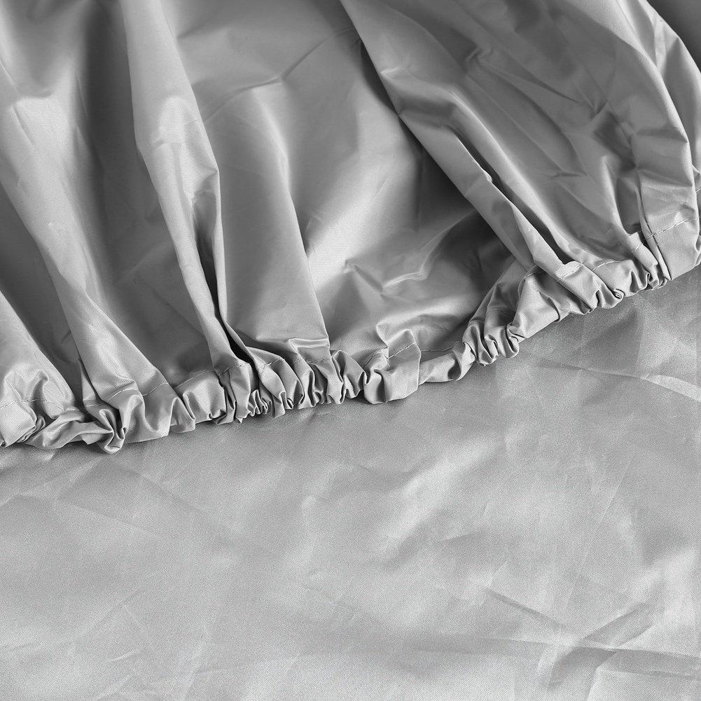 Canoe Kayak Cover 4.5m Waterproof UV Storage Boat Cover Sun Protection 3.6-4M for Kayak Boat Canoe (Gray)