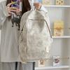 Schoolbag high value fashion rendering backpack couple style commuting leisure large capacity schoolbag lightweight trend versatile backpack