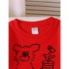 European Sizes Girls' Crew Neck Sweatshirt Cute Rabbit Pancakes And Book Print, Soft Cozy Pullover, Warm Casual for Autumn & Winter.