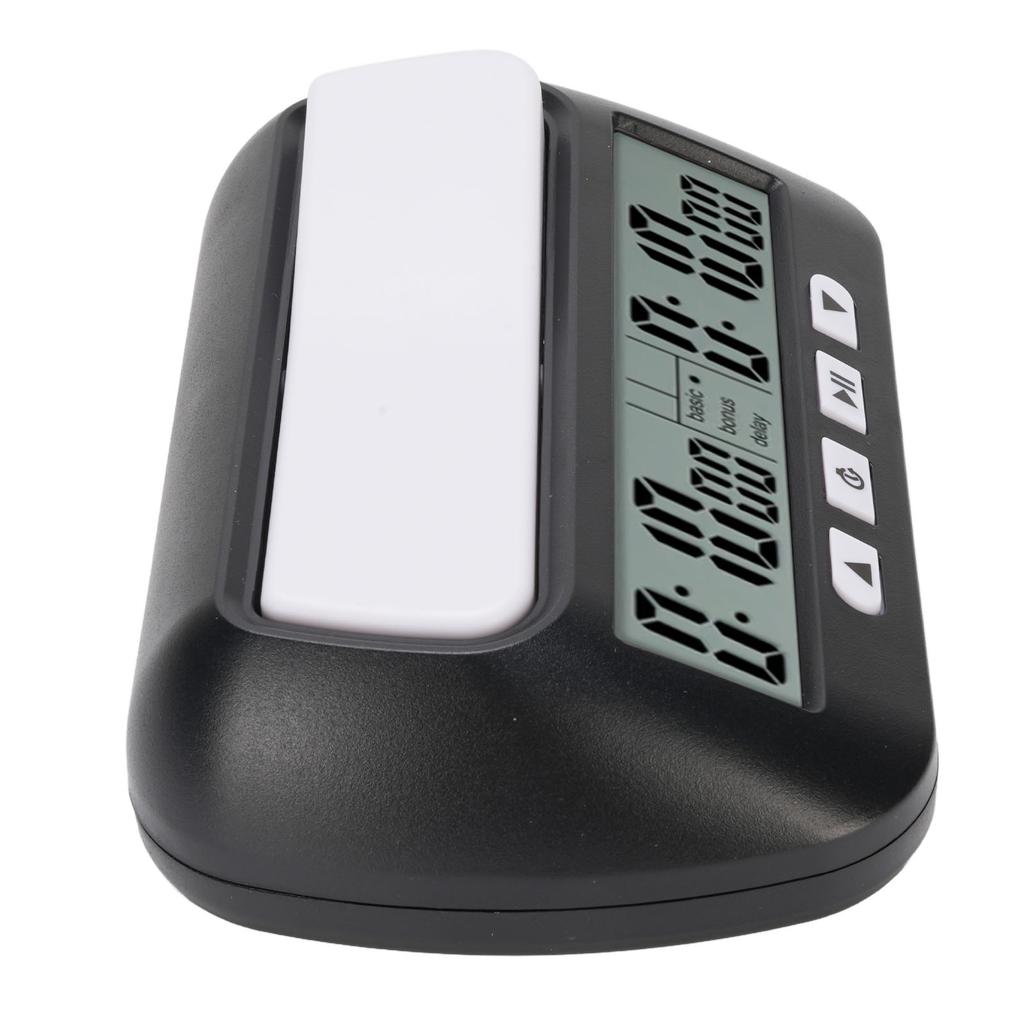 Schackklocka Digital Schacktimer Professionell för Brädspel Multifunktionell Bärbar Schackklocka