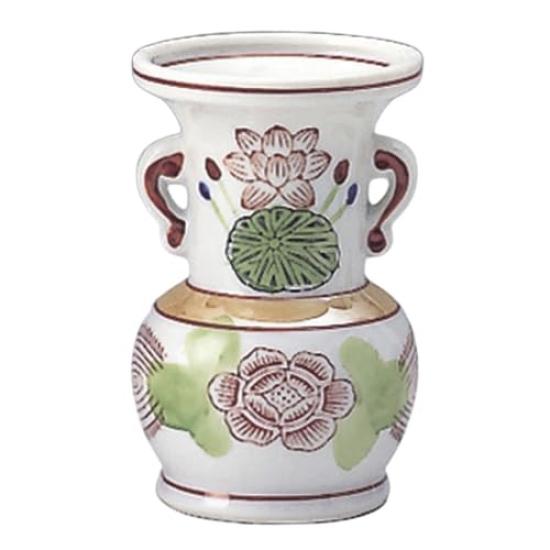 

Red-painted Flower Vase [4 inches] Buddhist Altar Supplies, Home Memorial Supplies, Urn Use