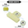 uxcell Window Door Glass Channel Retainer Clip 40x33x9mm Glass Regulator Holder Sash Clip Universal