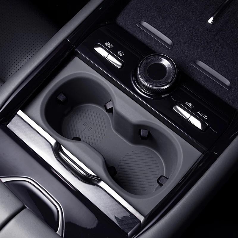 For Lynk&Co 900 Central Control Armrest Box Water Cup Storage Box Organize Silicone Mat Car Interior Modified Accessories