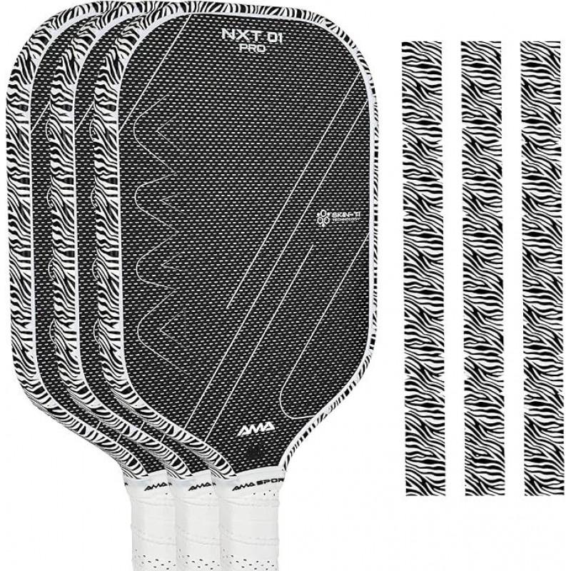AMA SPORT Padel Racket Edge Guard 3-Pack Wear-Resistant Scratch-Proof Pro Training Match