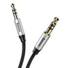 Kabel Audio Mini-Klinke 3,5 mm Aux Baseus Yiven 1 m (Schwarz-Silber)