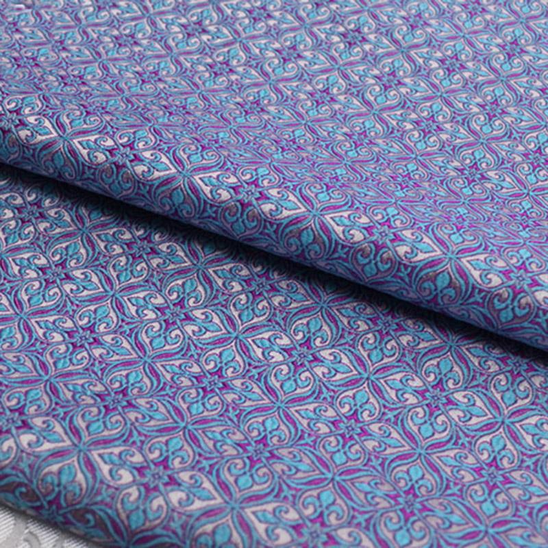 75*50Cm Brocade Jacquard Chinese Style Vintage Fabric Satin Cheongsam Jacket Mongolian Robe Stage Clothing Bag Fabric Sewing Diy