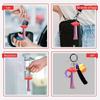Lip Balm Holder Caps with Keychain Replacement Cover Suitable for Busy Women and Girls Seeking Both Style and Utility