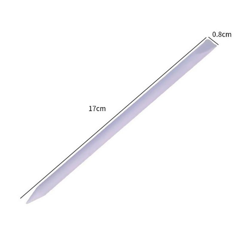 Double-Ended Silicone Nail Art Glue Stick - Multifunctional Manicure Tool for Glue Application & Scraping фиолетовый