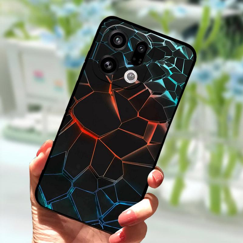 For OPPO Find X9 Pro Case FindX9 2025 New Fashion Soft TPU Silicon Protect Phone Cover For OPPO Find X 9 X9Pro Shockproof Bumper