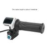 LCD Display 48V Half Twist Throttle LED Indicator Handle Grips  Electric Bike