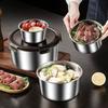With Lid Food Storage Container 201 Stainless Steel Lunch Box  for Kitchen Refrigerator