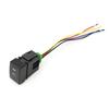 Factory Style 4-Pole 12V Push Button Switch w/LED Background Indicator Lights