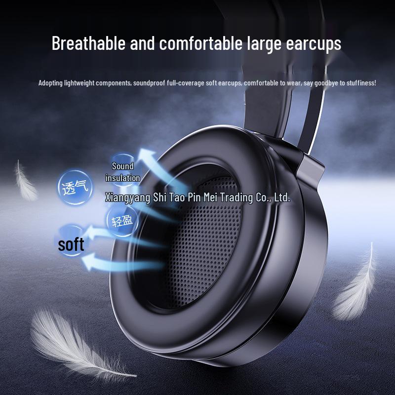 Wired Over-Ear Gaming Headset with Microphone for Mobile, Desktop & Laptop