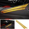 Carbon Fiber Center Console Right Side Trim Sticker For Corvette C8 -2025