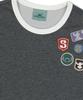 Sun Love [Stitch] W Wappen Ringer Tee Heather Charcoal
